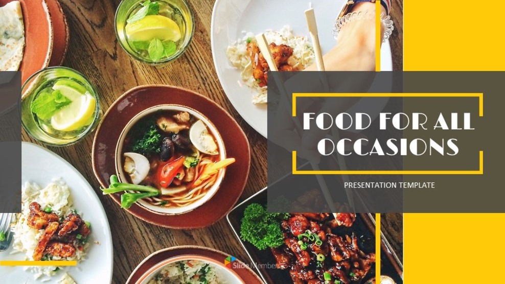 powerpoint presentation templates food