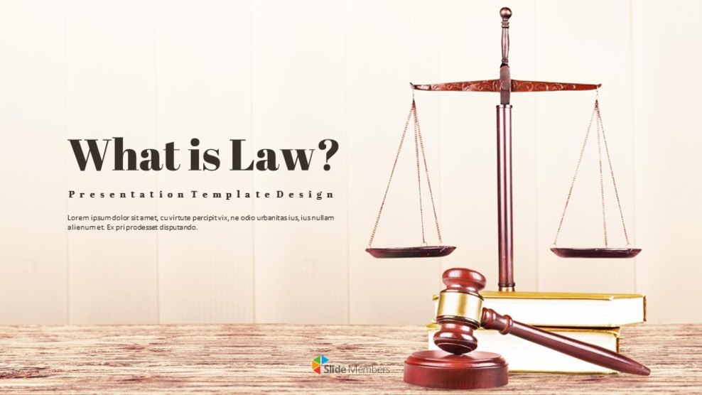 What is Law Simple Presentation Google Slides Template_01