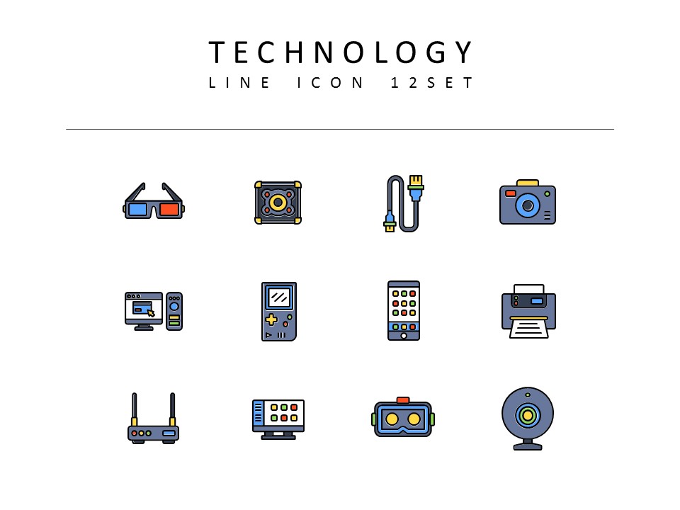 Technology Icon Resources for Designers|Diagram
