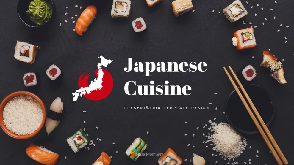 Cuisine japonaise Modèles de diapositives Google pour votre prochaine présentation_01