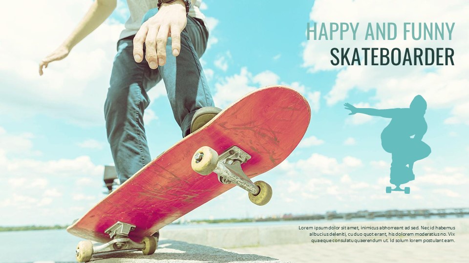 Skateboarder Google Slides Themes for Presentations