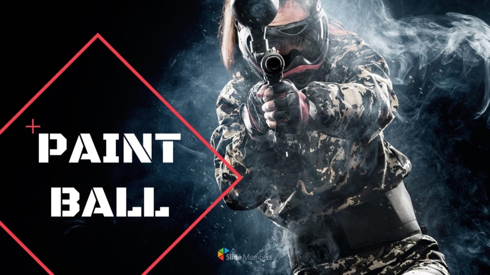 Paintball Modello semplice della presentazione di Google Slifts_01