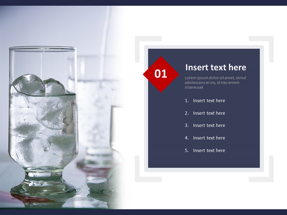 Modello PPT gratuito - Acqua ghiacciata fredda_03