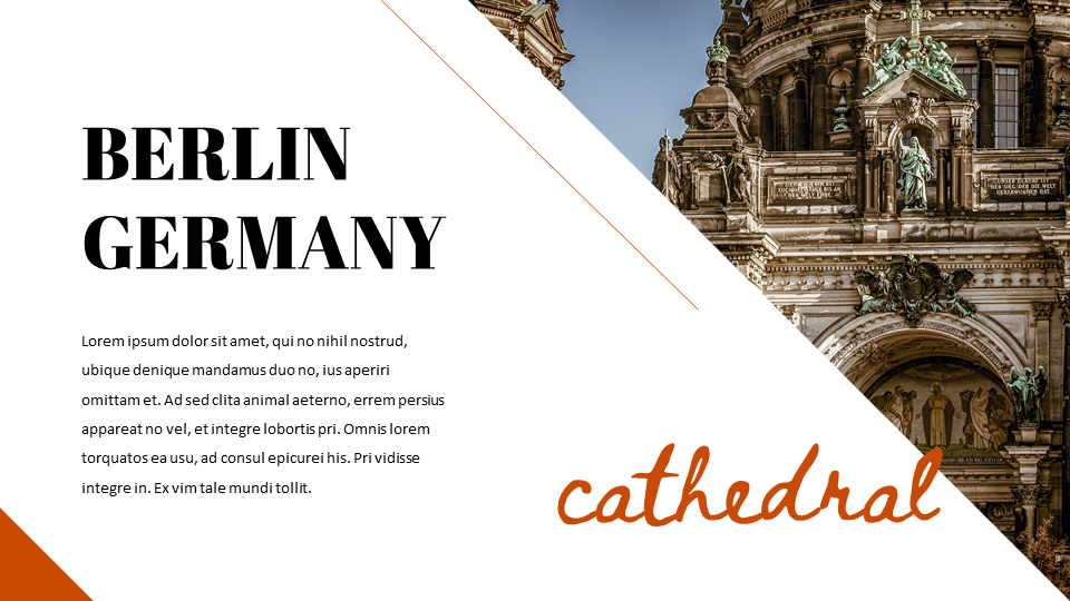 世界のランドマーク Googleスライドテンプレートダイアグラムのデザイン