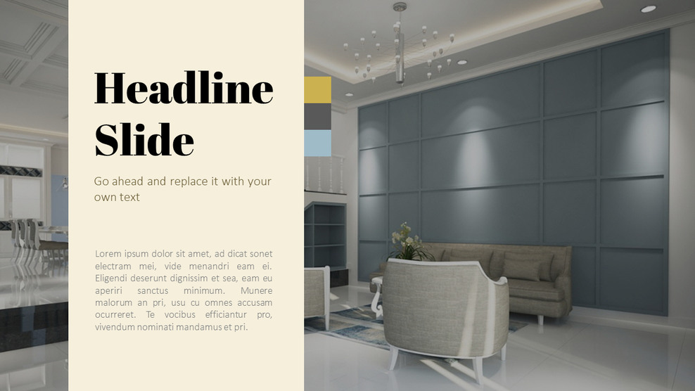 Interior Design Powerpoint Templates Multipurpose Design