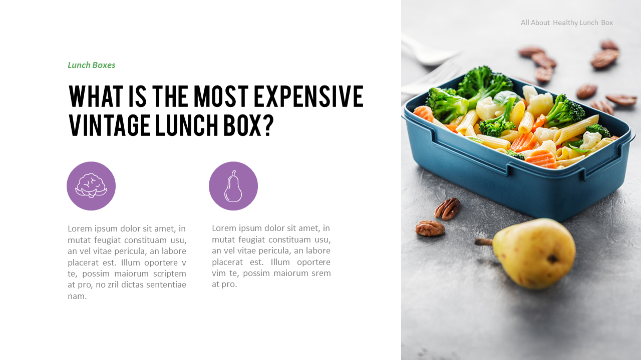 Easy tips for lunch box planning Business plan Templates PPT
