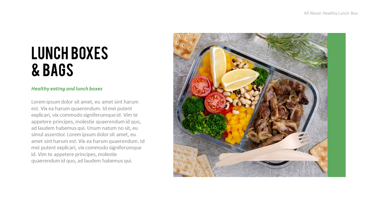 Easy tips for lunch box planning Business plan Templates PPT