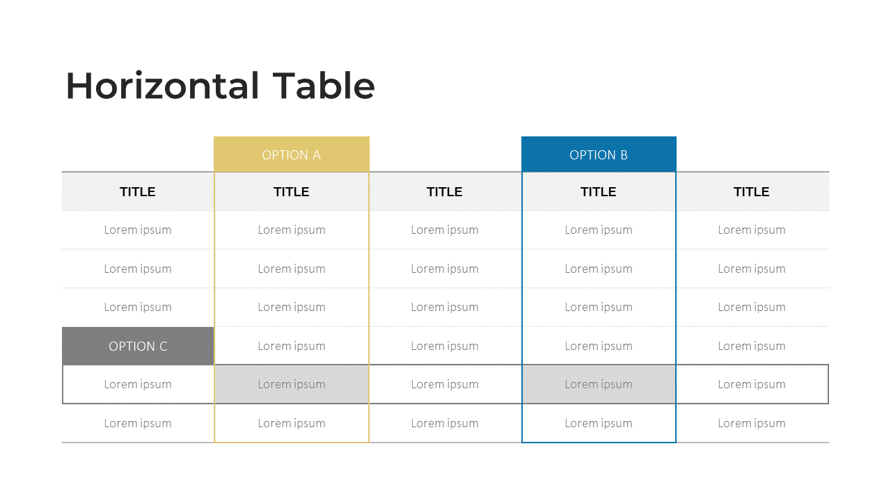 The Furniture PowerPoint Format