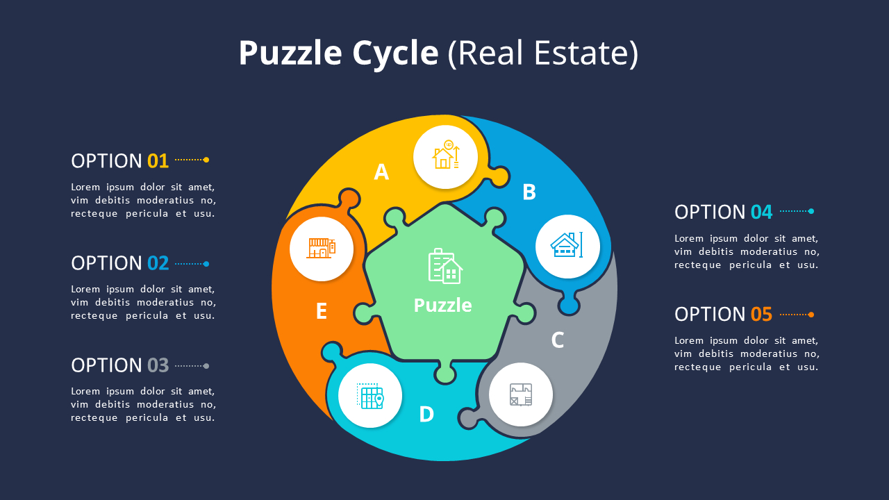 Circular Puzzle Diagram Diagram