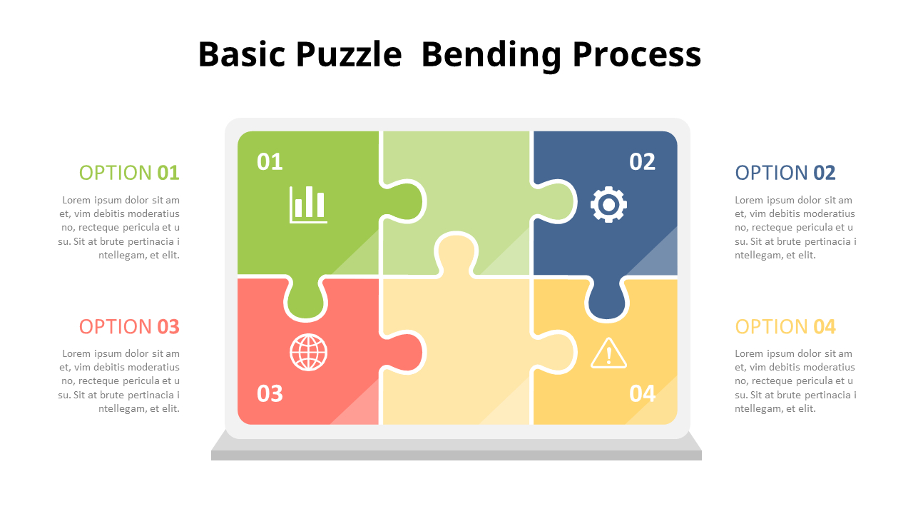 Jigsaw Puzzle Infographic Diagram