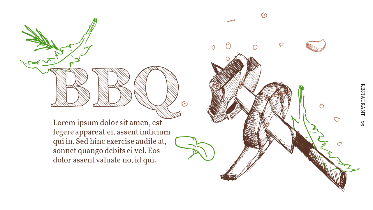 BBQ Restaurant Business plan Templates PPT