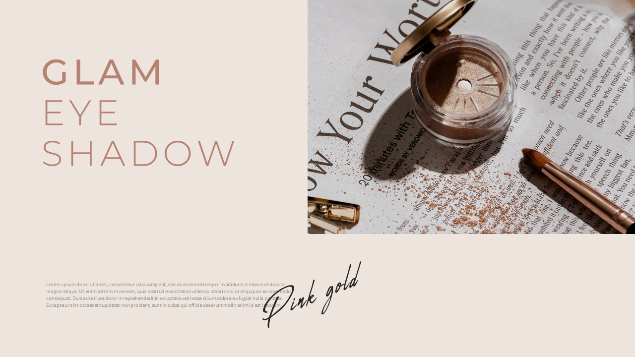 化妆特别 PPT模板设计_03