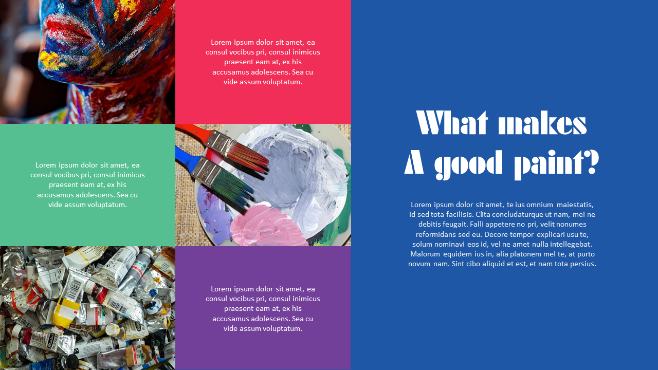 Paint, painter PowerPoint Presentation Slides