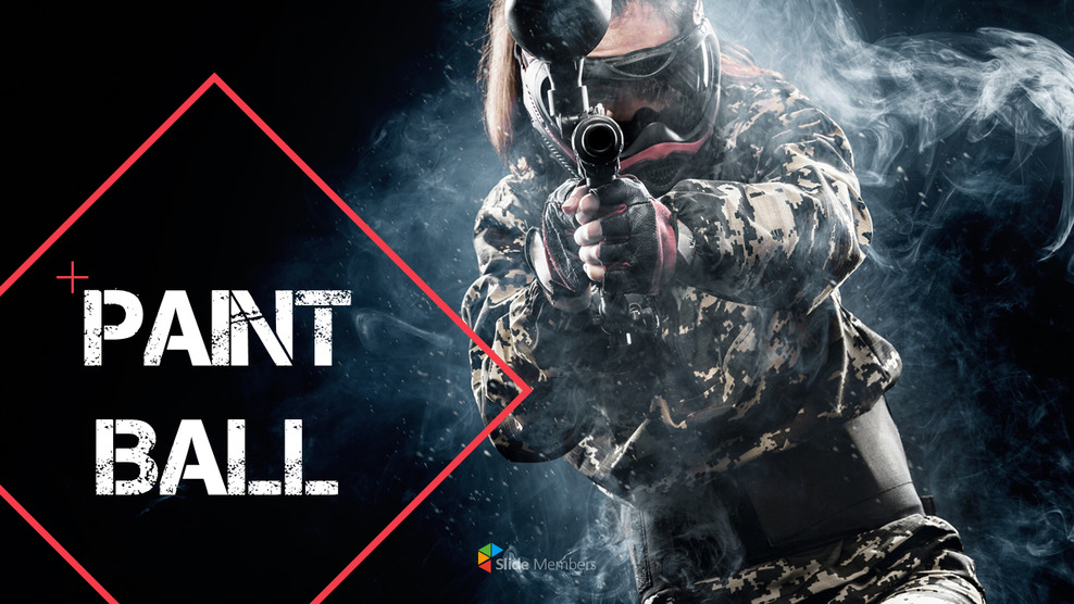 彩弹射击 最好的PowerPoint模板_01