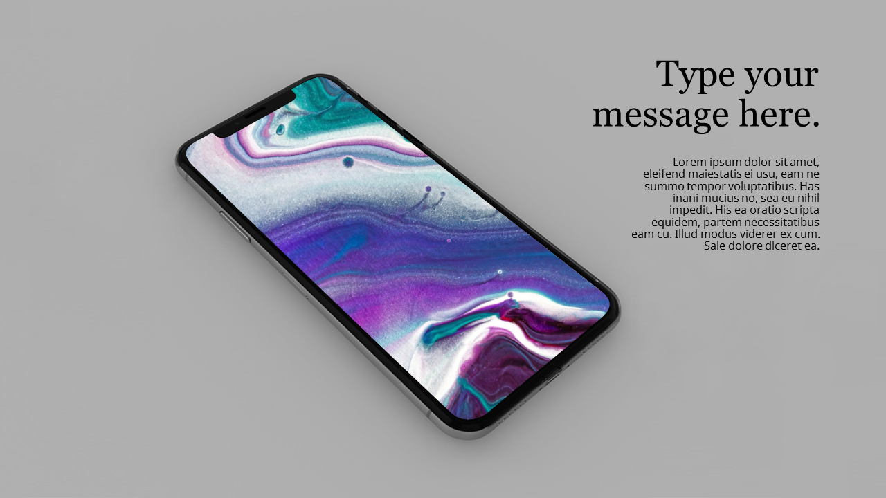 Download Mockup iPhone PPT Templates Design