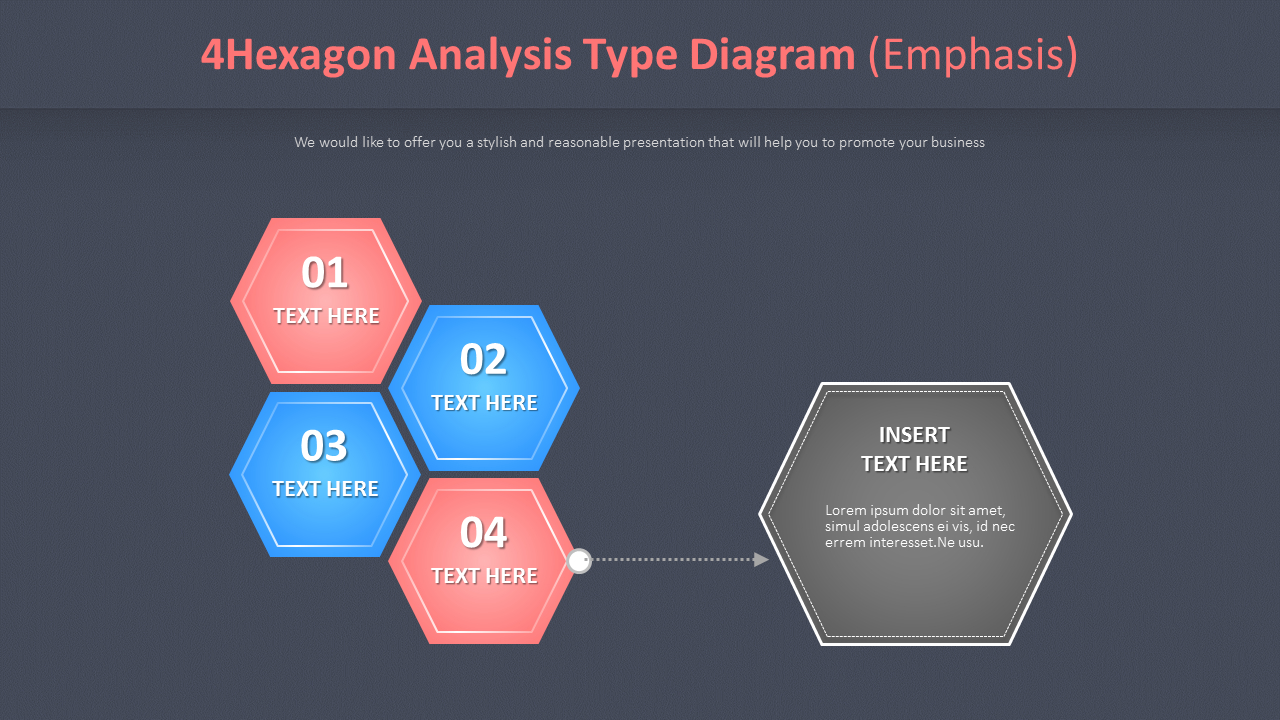 4-六边形分析类型图免费PPT幻灯片（重点主题）_02