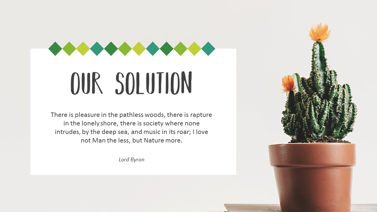 Cactus PowerPoint Templates Design