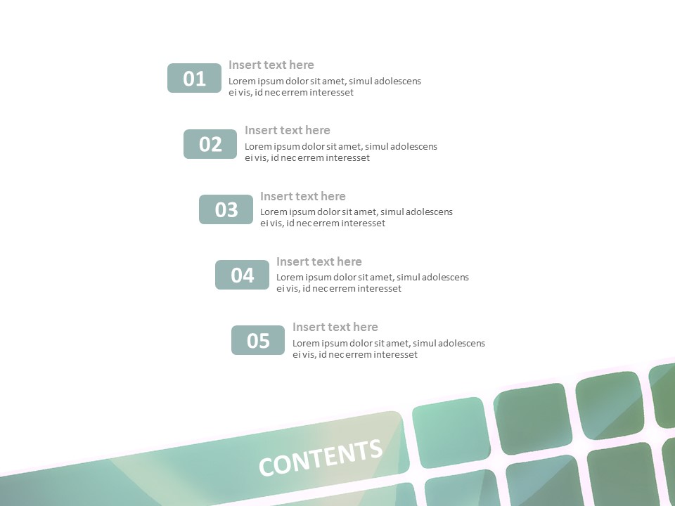 Free PPT Sample - Green Lighting Effect With Tiled Pattern_02