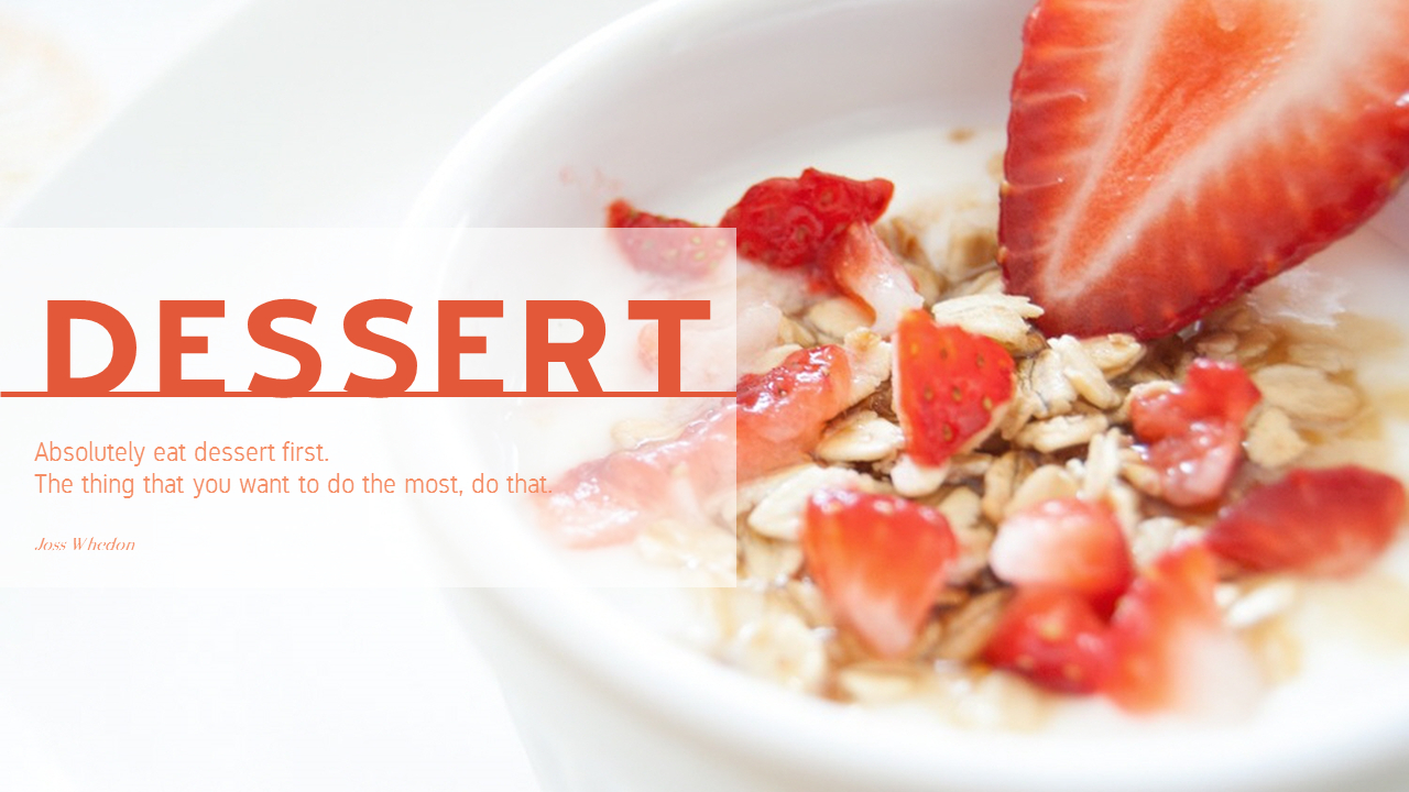 Free Dessert|Theme Slides