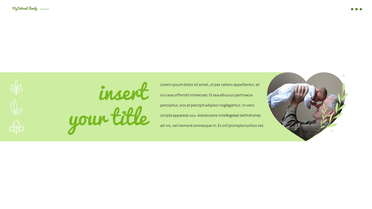 My Beloved Family PowerPoint Templates for Presentation