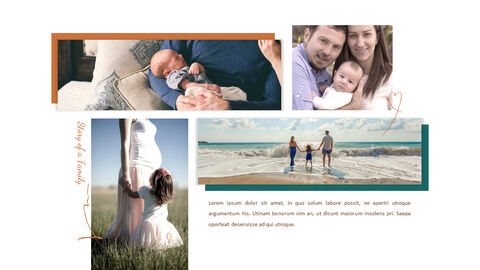 Historia de una familia Diseño Plantillas PowerPoint