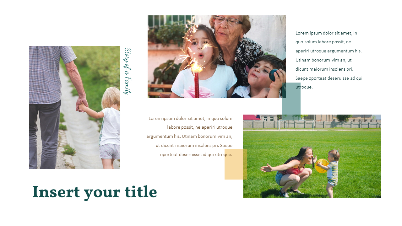 Story of a Family PowerPoint Templates Design