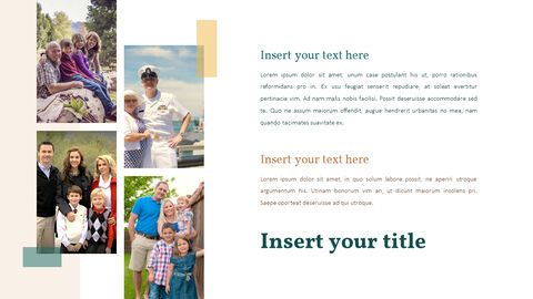 Historia de una familia Diseño Plantillas PowerPoint