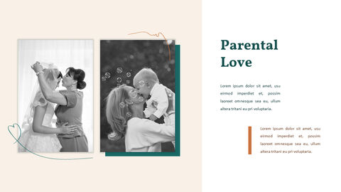 Historia de una familia Diseño Plantillas PowerPoint