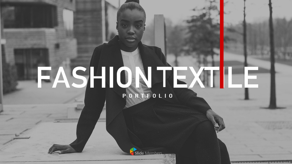 时尚作品集 主题模板_01