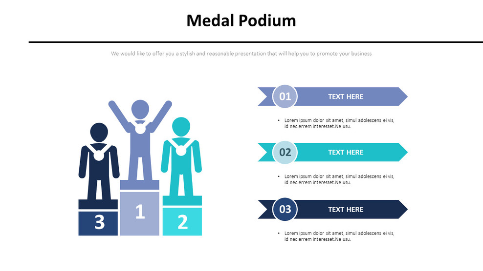 Medal Podium Diagram