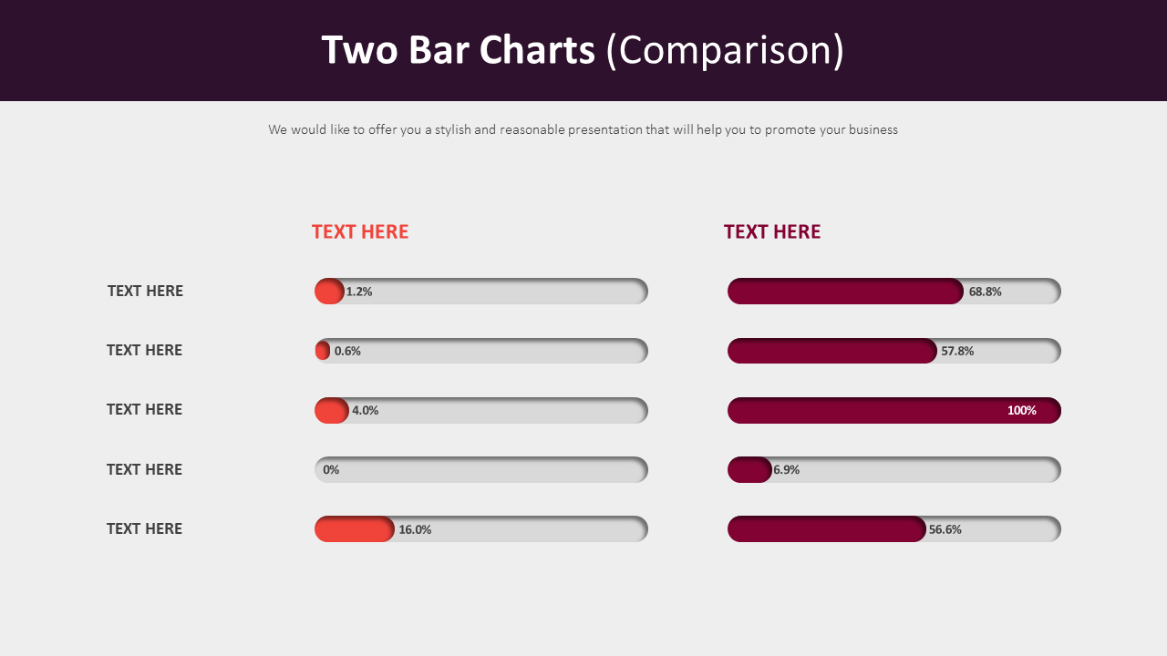 Two Bar Charts Diagram