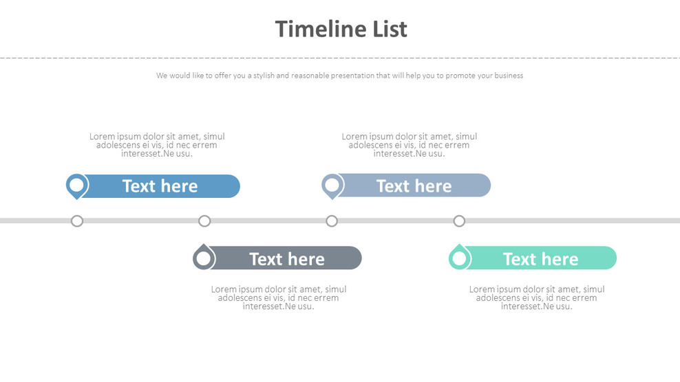 Timeline List View Design Timeline List Diagram|Process