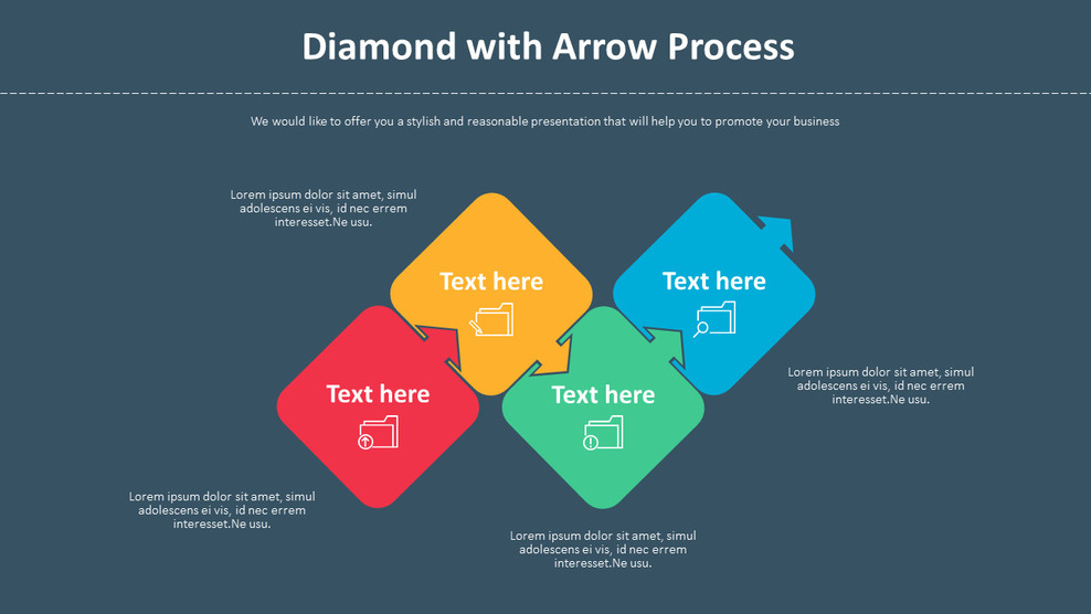 Diamant mit Pfeil Prozessdiagramm_02