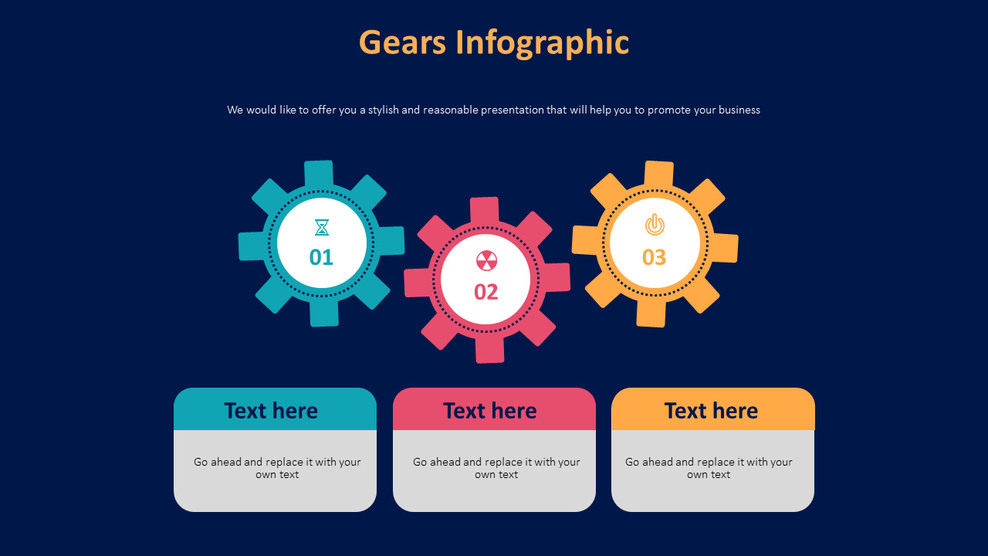 Diagramma infografica di ingranaggi_01