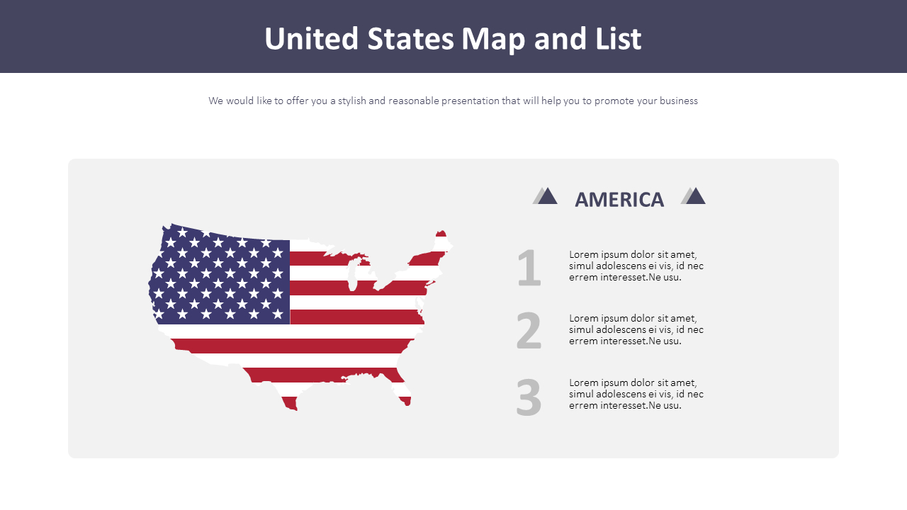 mappa infografica degli Stati Uniti