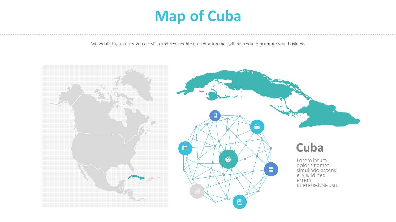 Map of Cuba Diagram