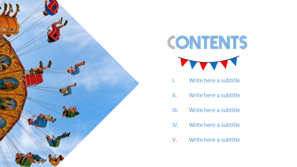 Amusement park Easy Presentation Template