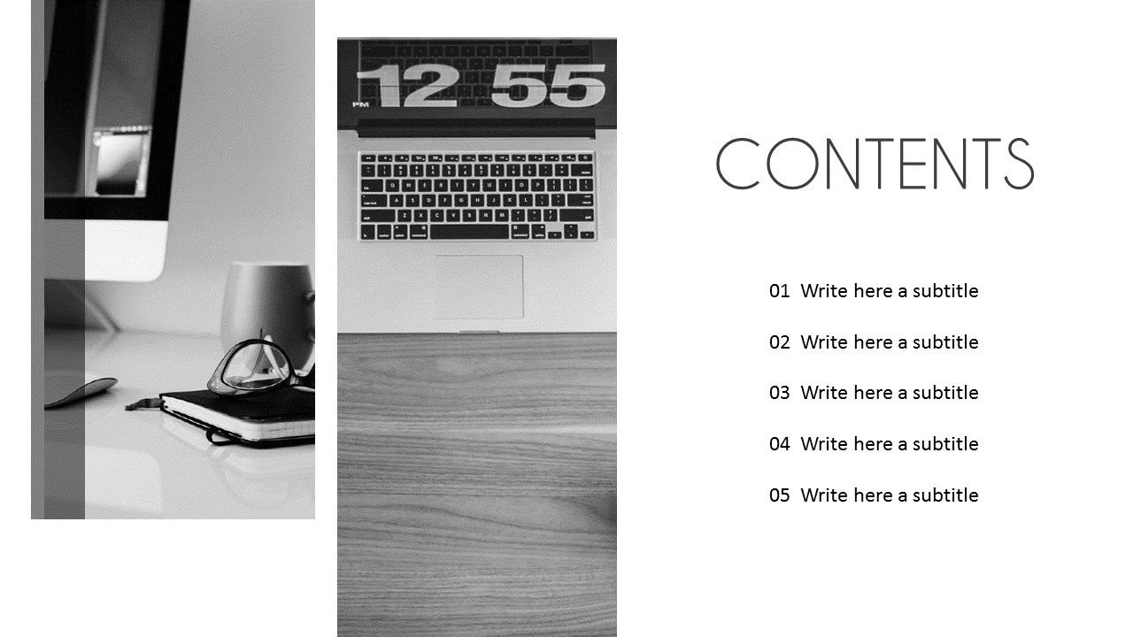Office Desk Simple Templates