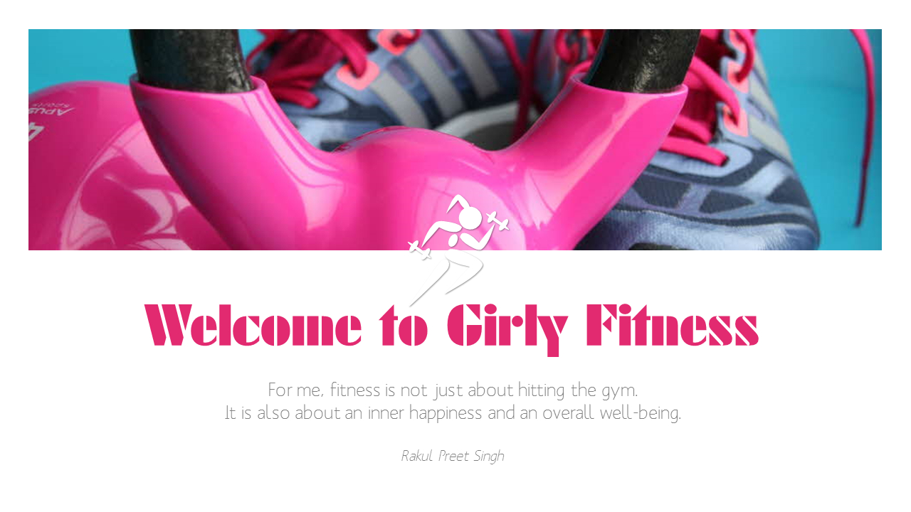 女士健身 简单的PowerPoint模板_02