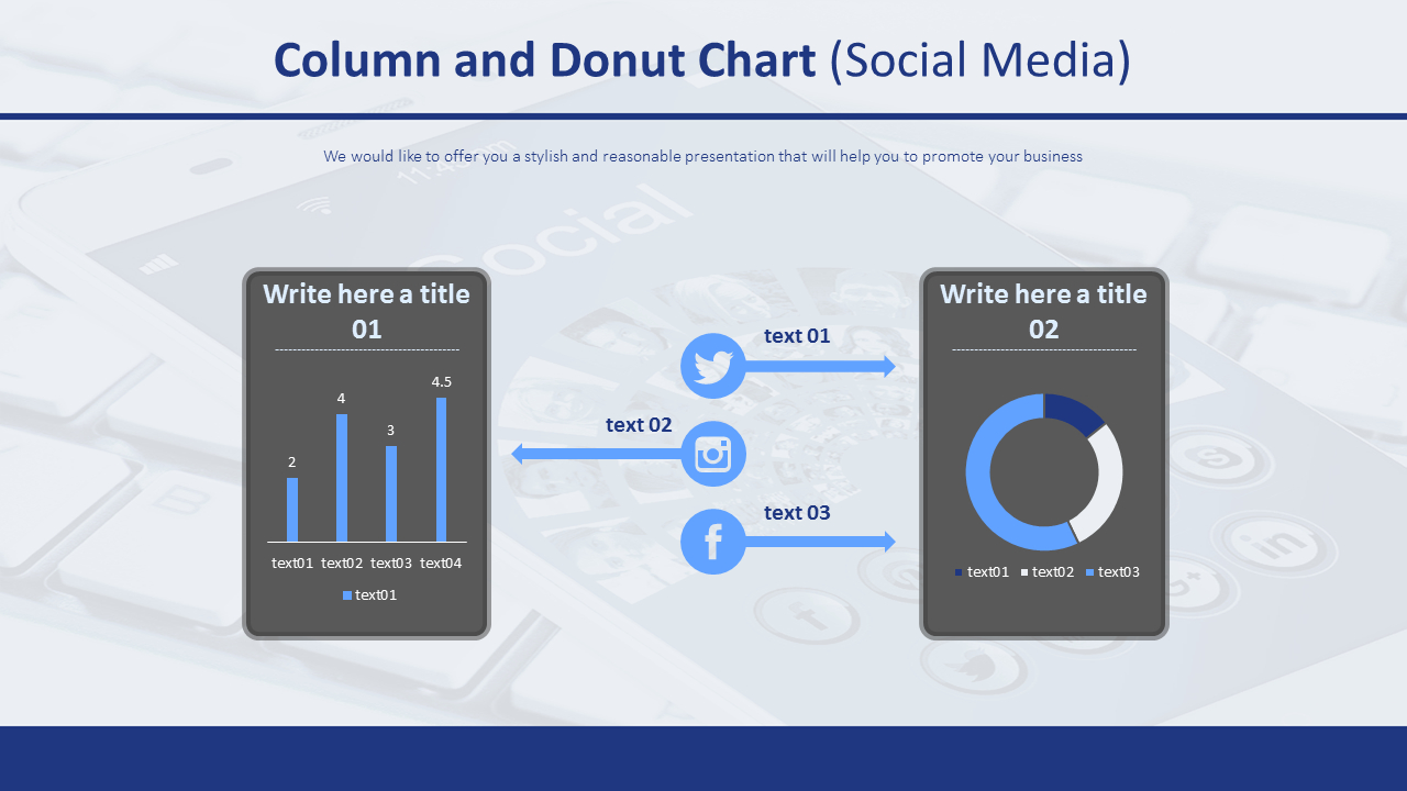柱形图和甜甜圈图（社交媒体）_02