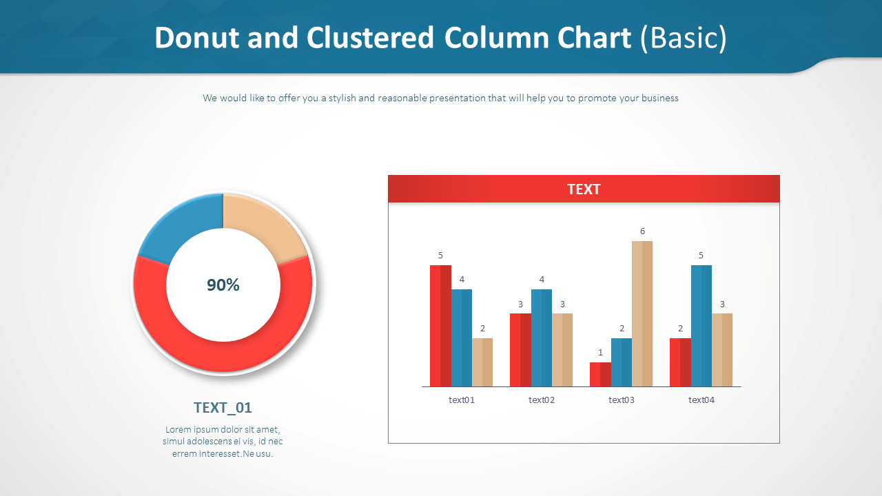 甜甜圈和群集柱形图（基本）_02