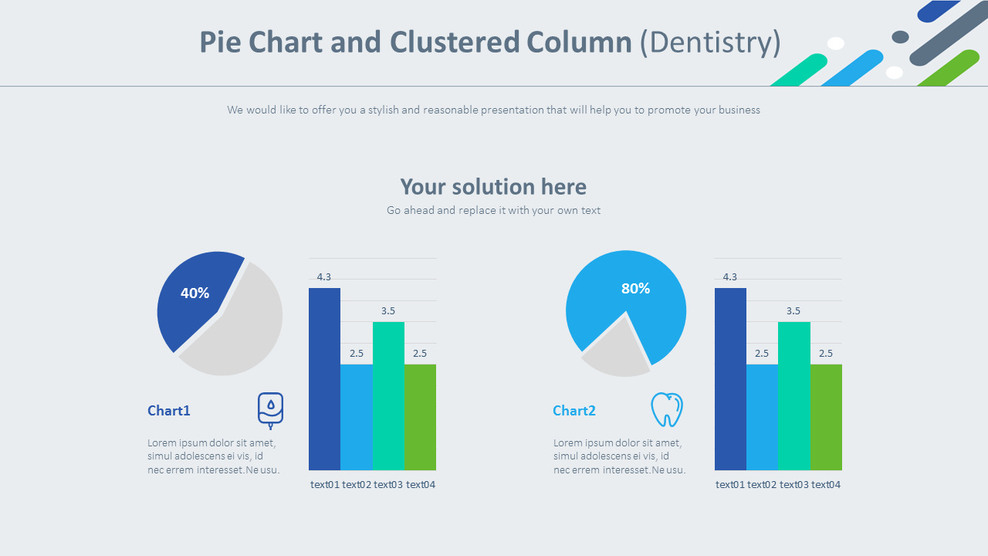 Pie Chart and Clustered Column (Dentistry)_01