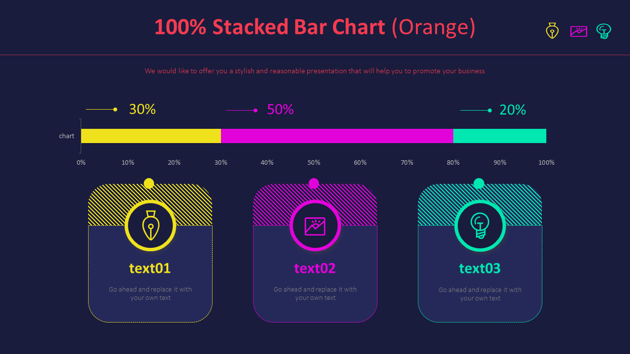 100％堆积条形图（橙色）_02