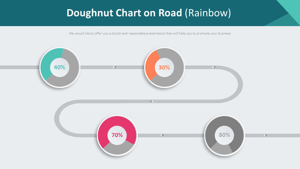 道路上的甜甜圈图（彩虹）_01