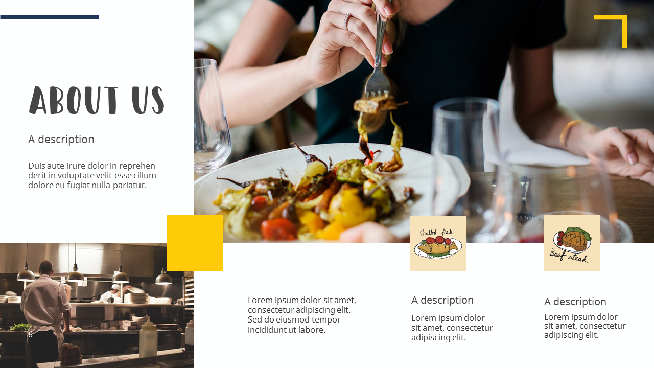 Food for all Occasions PowerPoint Templates Multipurpose Design