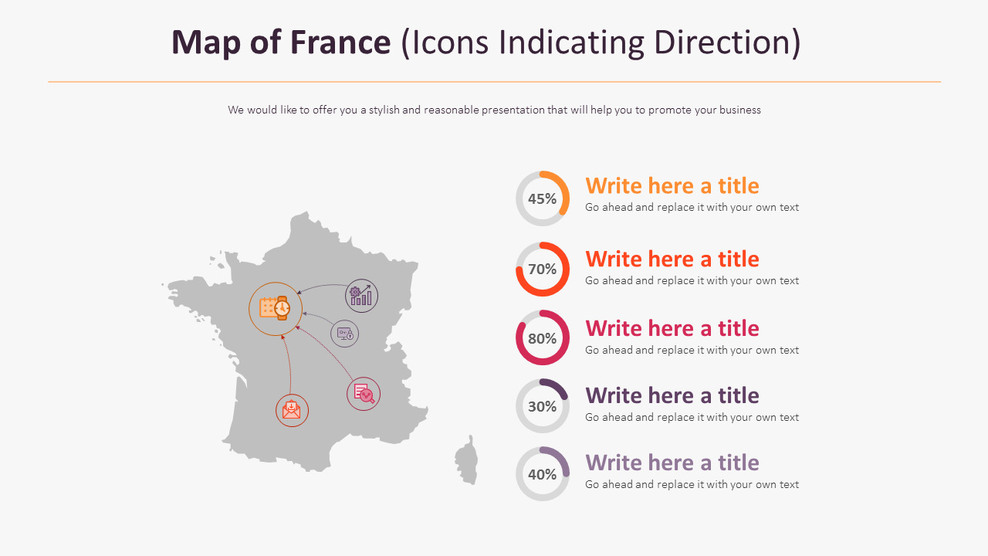 Diagrama del mapa de Francia (iconos que indican la dirección)_01