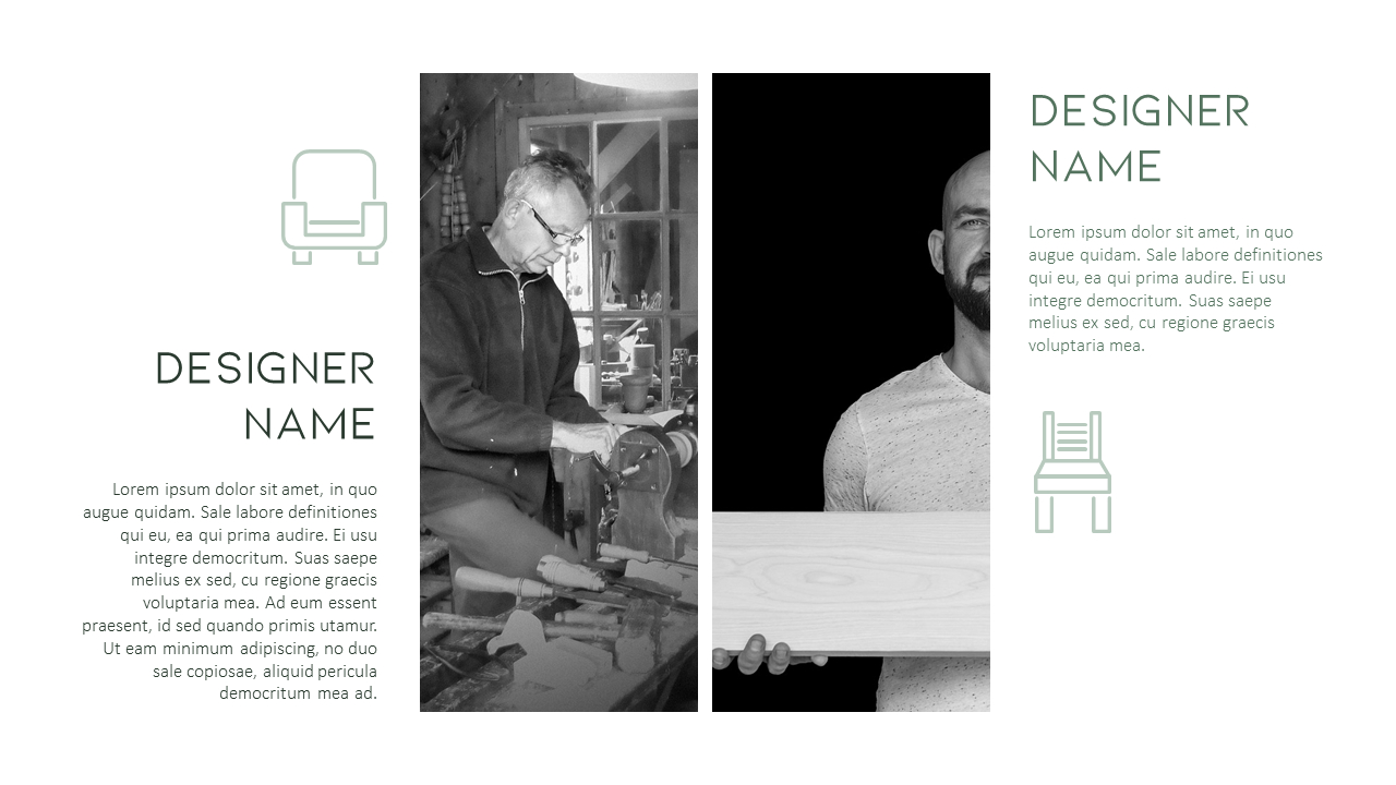 Chair Design Theme Presentation Templates