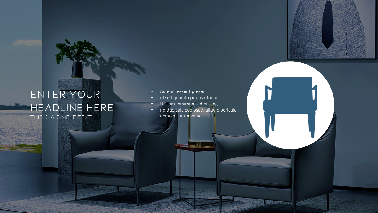 Chair Design Theme Presentation Templates