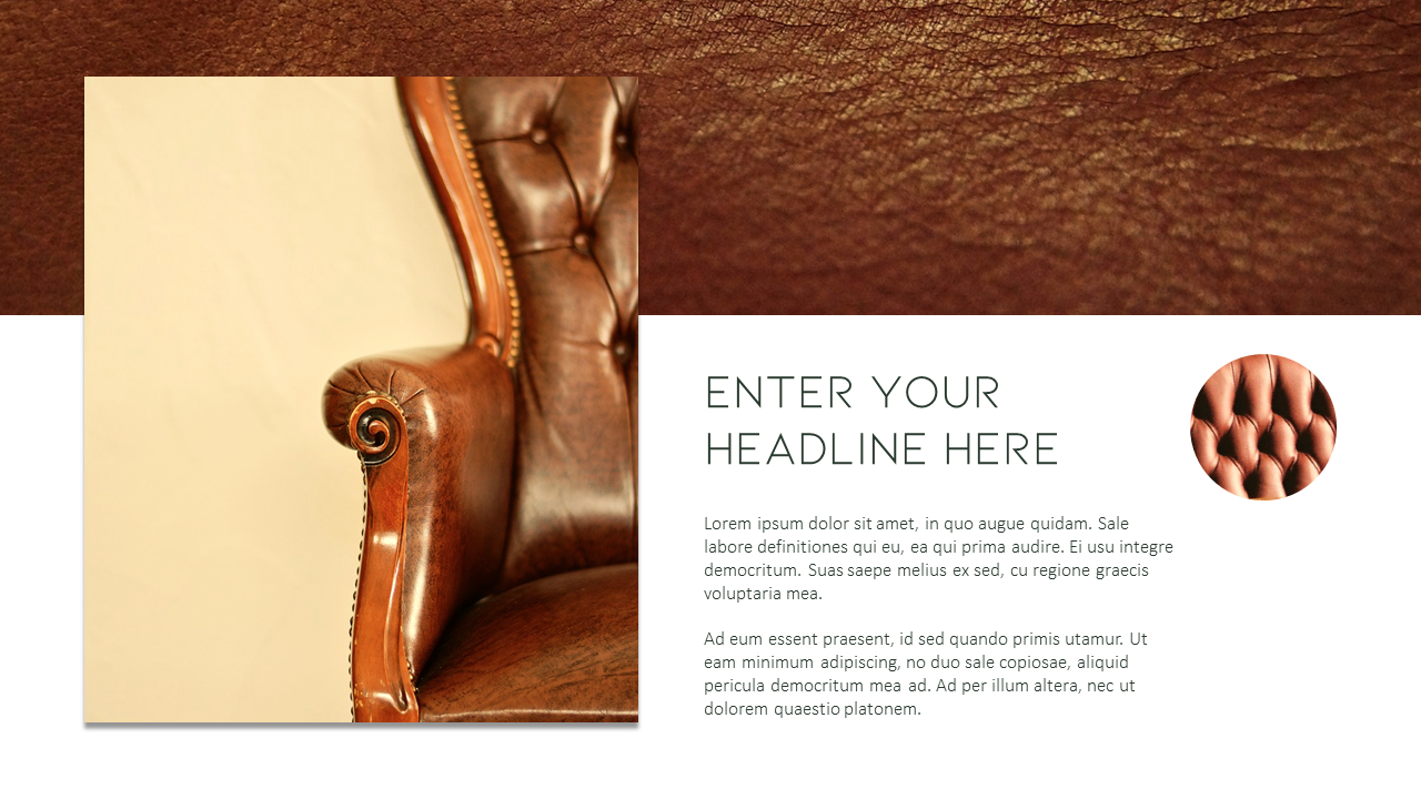 Chair Design Theme Presentation Templates