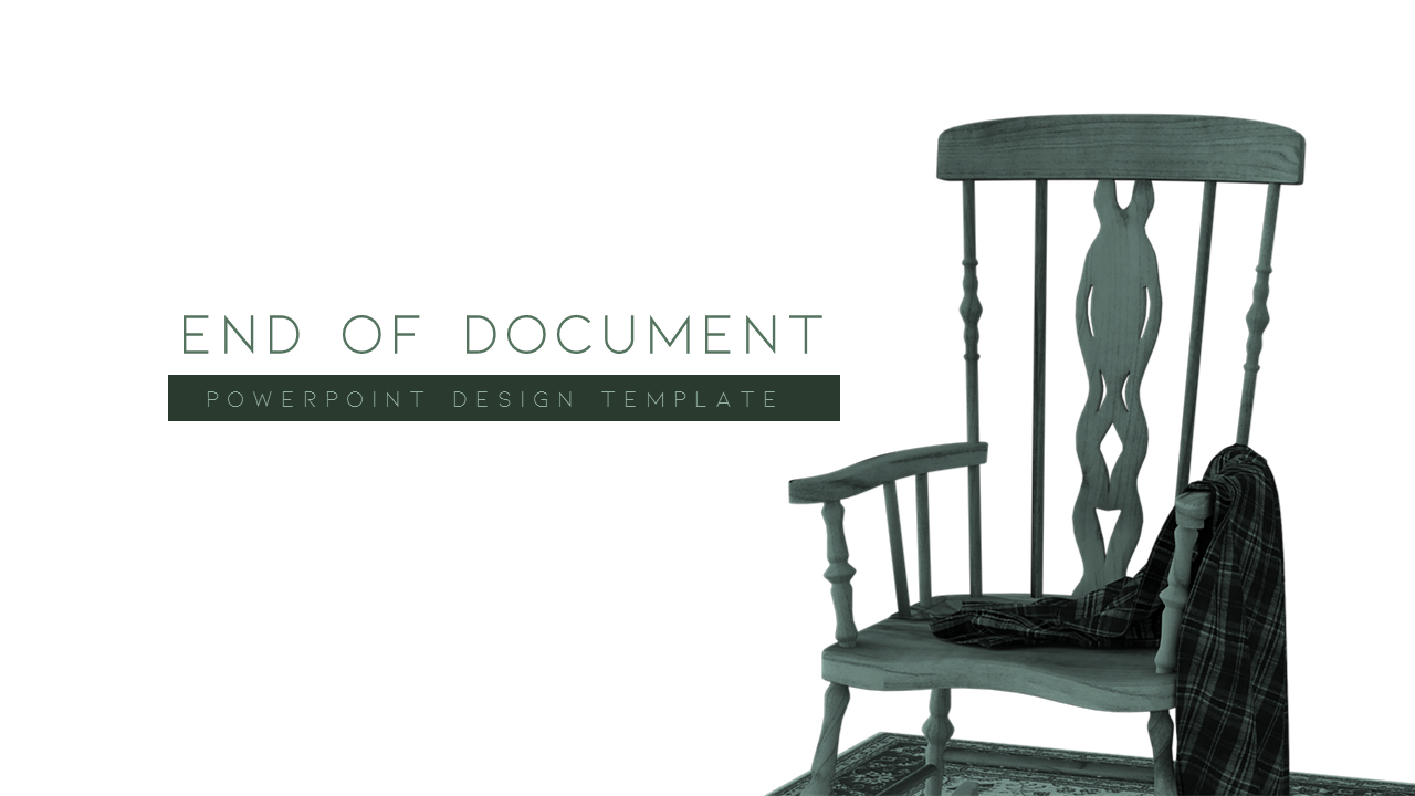 Chair Design Theme Presentation Templates